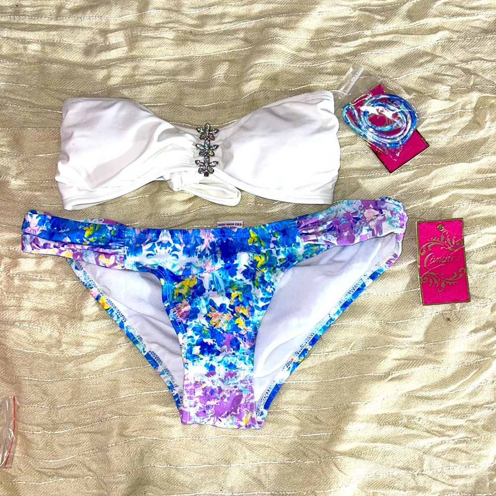 Nwt xs floral bikini